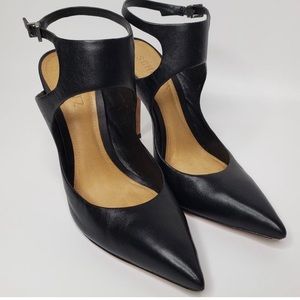 SCHUTZ Genuine Leather Stiletto Sling Back